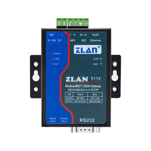Single Serial Port Server RS232/485/422 to Ethernet <strong>TCP</strong> Port Modbus Gateway JSON Transmission Support MQTTS ZLAN5112