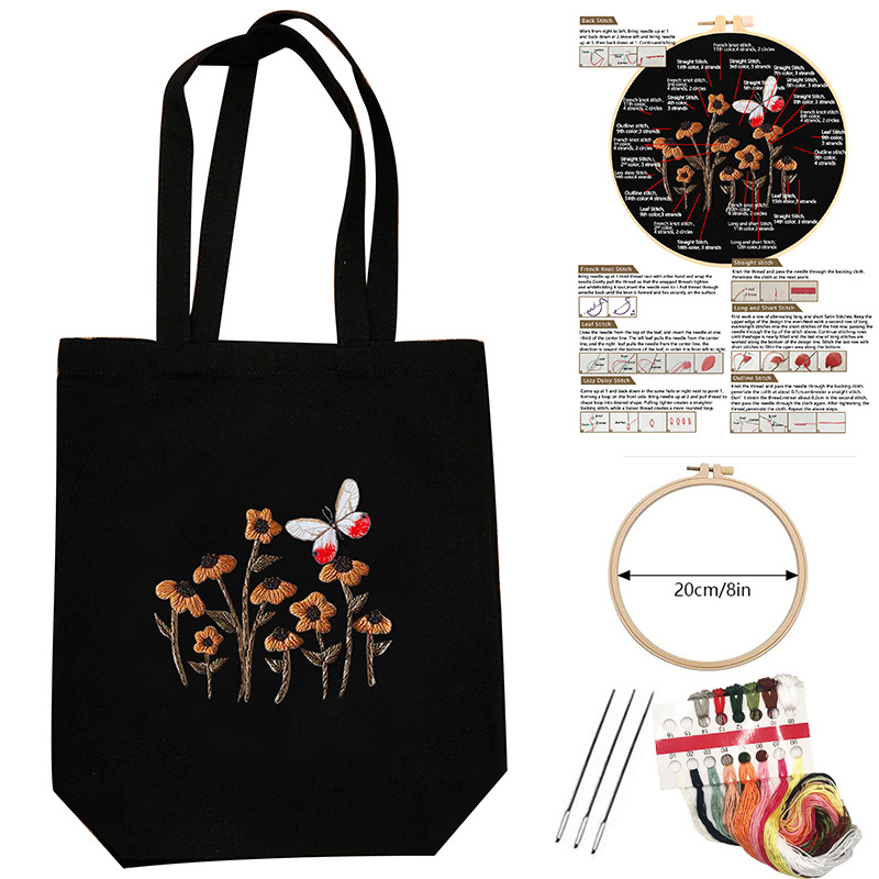 1 Kit de bolsa de bordado
