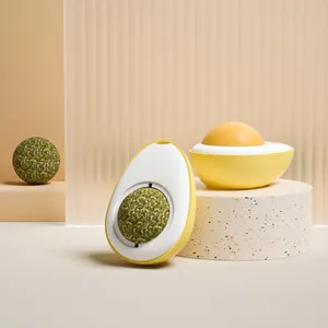 Brinquedos gato ovo escalfado lamber bola gato tédio alívio brinquedo pet fornecimentos <span class=keywords><strong>catnip</strong></span> bola atacado <span class=keywords><strong>catnip</strong></span> pet produtos