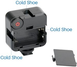 2AA Battery Mini DSLR Night Photographic Fill Lighting 1/4 Mounting <strong>High</strong> Power Panel 49 LED Video <strong>Light</strong> for Smartphone Camera - Product Image 3