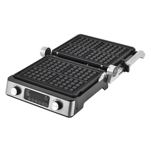 2 in 1 Detachable <strong>Digital</strong> Smart <strong>Temperature</strong> <strong>Control</strong> 4 Slice Waffle Maker 2200W Commercial Contact Panini Grill With <strong>Timer</strong> - Product Image 5