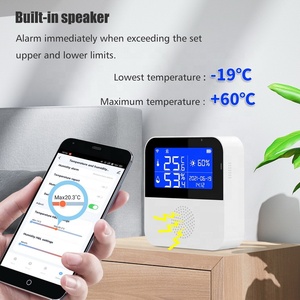 Inalámbrico WiFi Tuya refrigerador congelador Monitor alarmas transmisor registrador de datos sensor de temperatura y humedad interior con sonda - Product Image 6