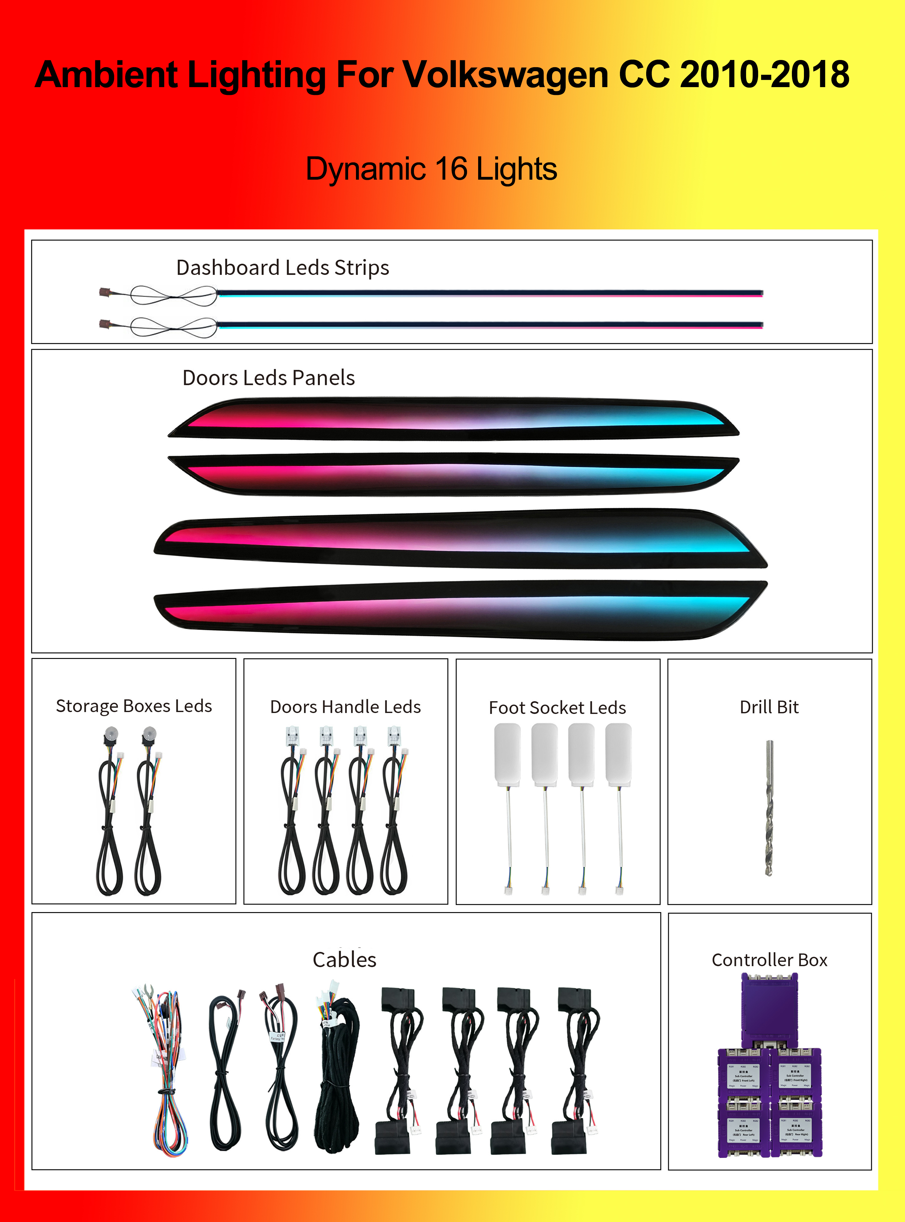 Dynamic 16 Lights