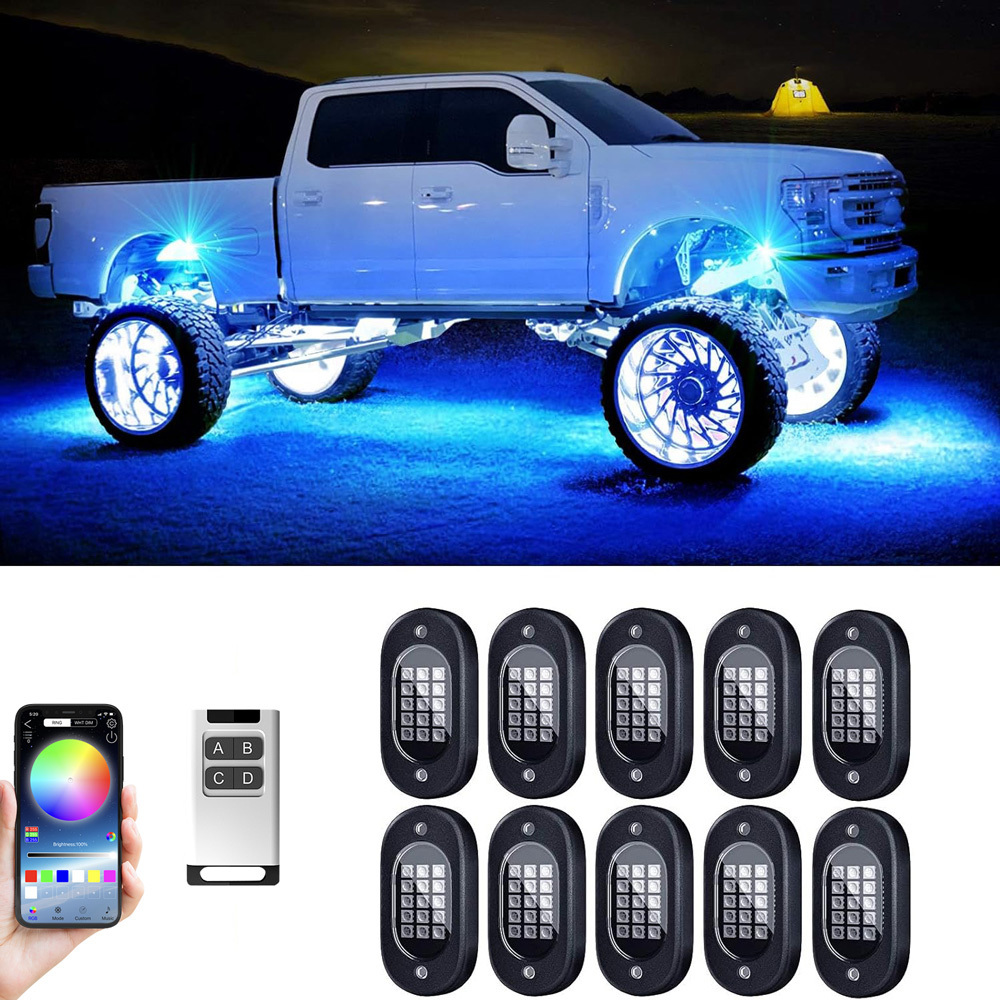 10 Pod RGB con telecomando APP