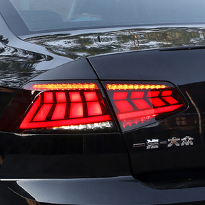 B8B9 LED Magotan 17-19ใหม่ไฟเบรก, ไฟ LED ติดท้ายรถดัดแปลงกระโจมลำแสงโคมไฟสีแดงสีเหลืองอำพัน12V ABS - Product Image 3