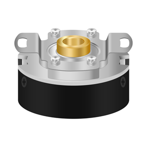 EA45 Encoder ottico assoluto a rotazione continua per apparecchiature elettroniche rotanti ad albero cavo - Product Image 1