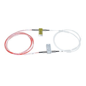 Hilink 1X2สวิตช์ออปติคอล1310/ 1550nm SM 5V ไม่ล็อค0.5M พร้อม/ไม่มีตัวเชื่อมต่อ - Product Image 1