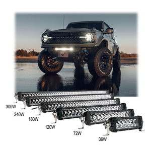 Süper parlak 8 "14" 22 "32" 42 "52" çift parlaklık je-ep wrang-ler kamyon Offroad için <span class=keywords><strong>Led</strong></span> ışık Bar