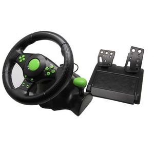 SUNDI yüksek kaliteli Video oyunu direksiyon için Xbox 360/PS3/PS2/PC kovboy yarış araba oyun direksiyon - Product Image 6