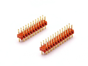 2.0mmピッチピンヘッダー2列ストレートSQ0.5mm H:1.0/1.5/2.0mm 2*1P-2*40P <span class=keywords><strong>RED</strong></span>