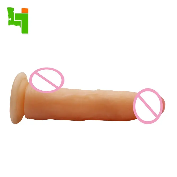 Adult Sex Toy PVC TPE Safe Material Real Skin Feeling Dildo for Women