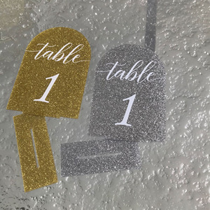 Ychon Custom Gold Acrylic Table <strong>Place</strong> <strong>Cards</strong> Acrylic Signs for Wedding Blank Event Party Plate Seating Chart <strong>Card</strong> for Table - Product Image 2