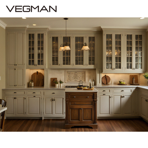 تصميم مطبخ منزلي حديث مخصص على الطراز الأوروبي ، باب شاكر أبيض نحيف ، خزانة RTA بسعر المصنع ، لوح ميلامين ، كاركيت - Product Image 4