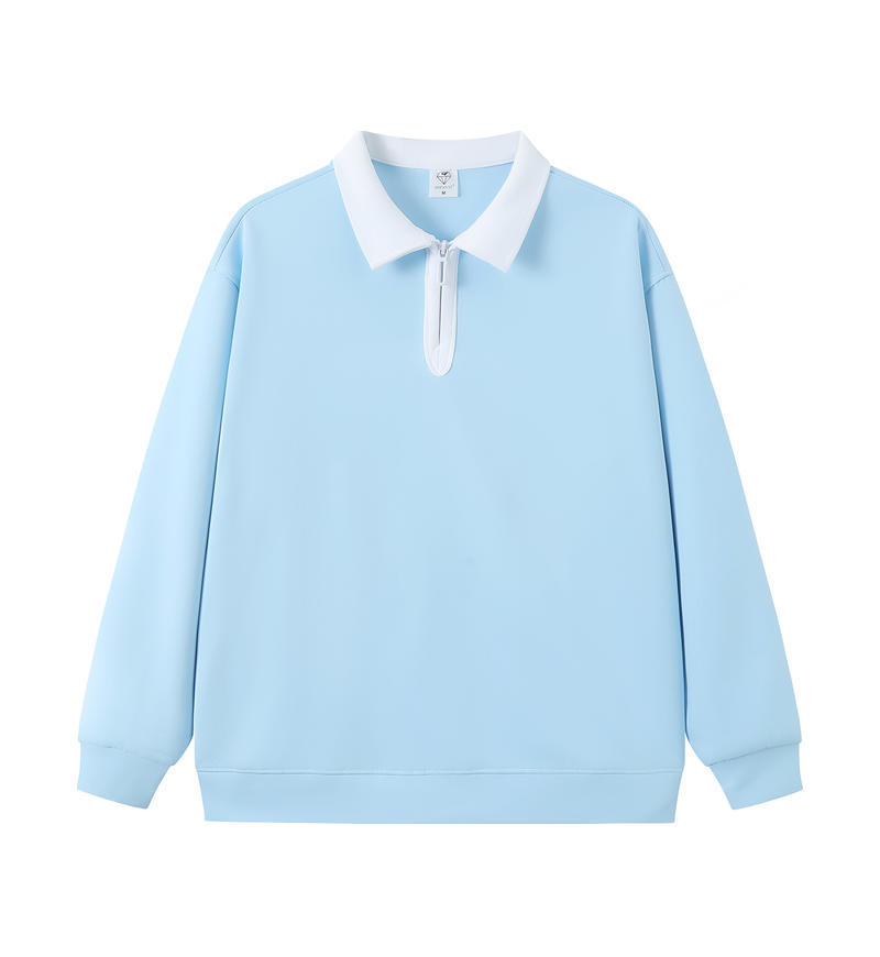 Zipper section sky blue