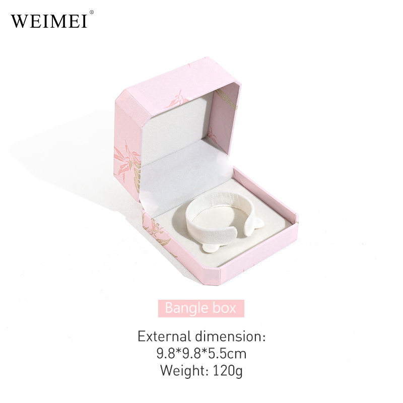 Caja de brazalete rosa