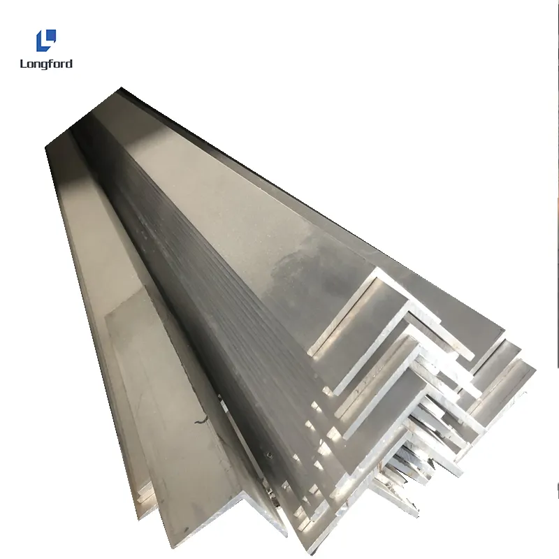 Ángulo de acero al carbono Q215 Q235 Q345, ángulo de acero suave igual y desigual, galvanizado por inmersión en caliente, 75x75x5mm HR MS