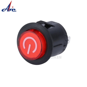 Interruttore di illuminazione a parete in plastica a pulsante interruttore luce a Led Push - Product Image 5