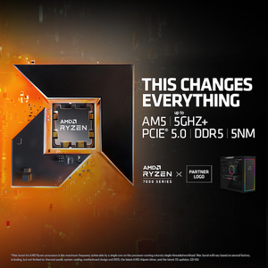 CPU 7600X R5สำหรับ AMD Ryzen 5 7600X 4.7 GHz 6-core 12-Thread PCIe 5.0 105W โปรเซสเซอร์ใหม่5NM L3 = 32M 100-000000593 AM5เกม cpus - Product Image 4