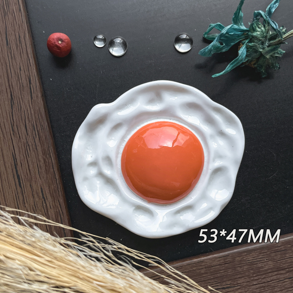 Oeuf poché rouge