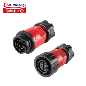CNLINKO M20 4 Pin bölme tel su geçirmez 4 Pin havacılık konektörü