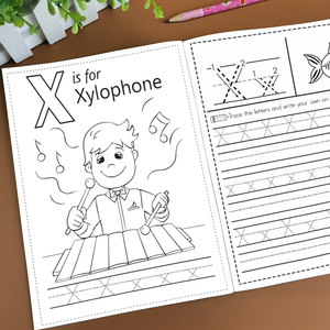 子供キッズアルファベットレターABC練習を書くことを学ぶ本を書く英語の練習手書き就学前の本を追跡する - Product Image 6