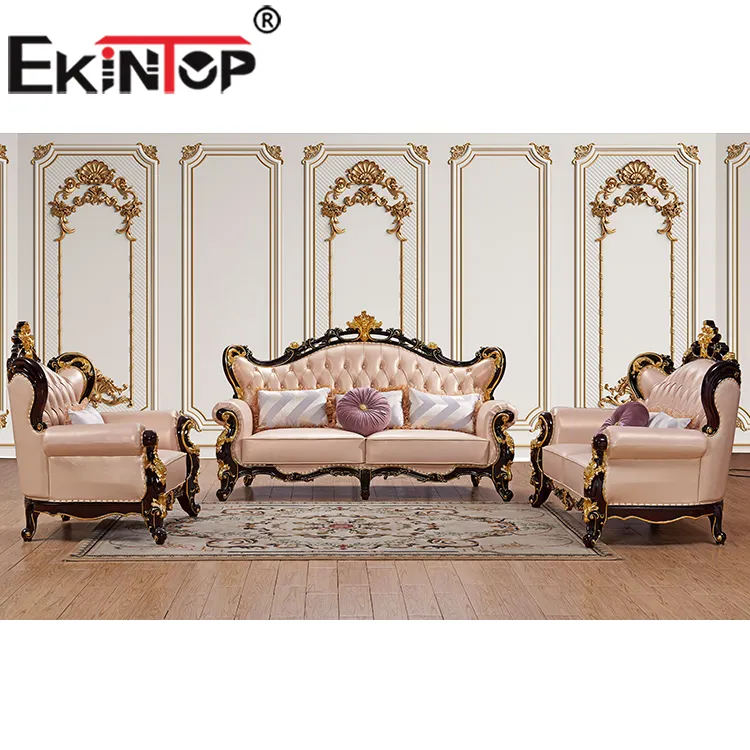 Ekintop nuovo disegno di vendita calda divano set mobili soggiorno di lusso
