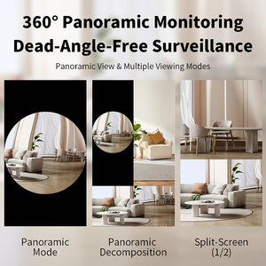 Regis Pro Pro 3MP CMOS sensör WIFI E27 PTZ 360 derece panoramik kapalı renk gece görüş Led ışık ampul kamera hafıza kartı - Product Image 6
