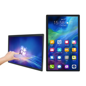 All-in-One 27 inch cảm ứng điện dung màn hình quảng cáo hiển thị <span class=keywords><strong>Android</strong></span> hiển thị thông minh Wall Mount Màn hình LCD cho quảng cáo CMS - Product Image 1