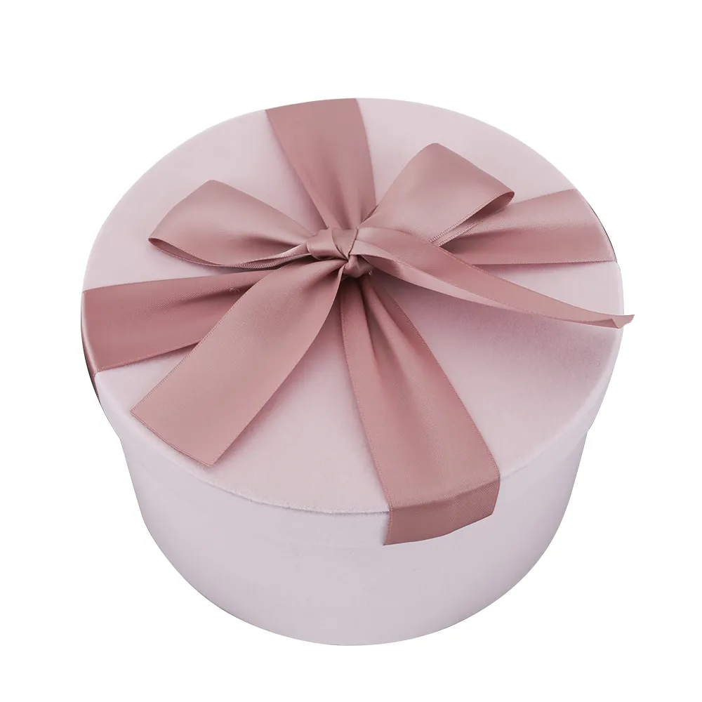 Custom design wholesale luxury paper round packaging cardboard gift box