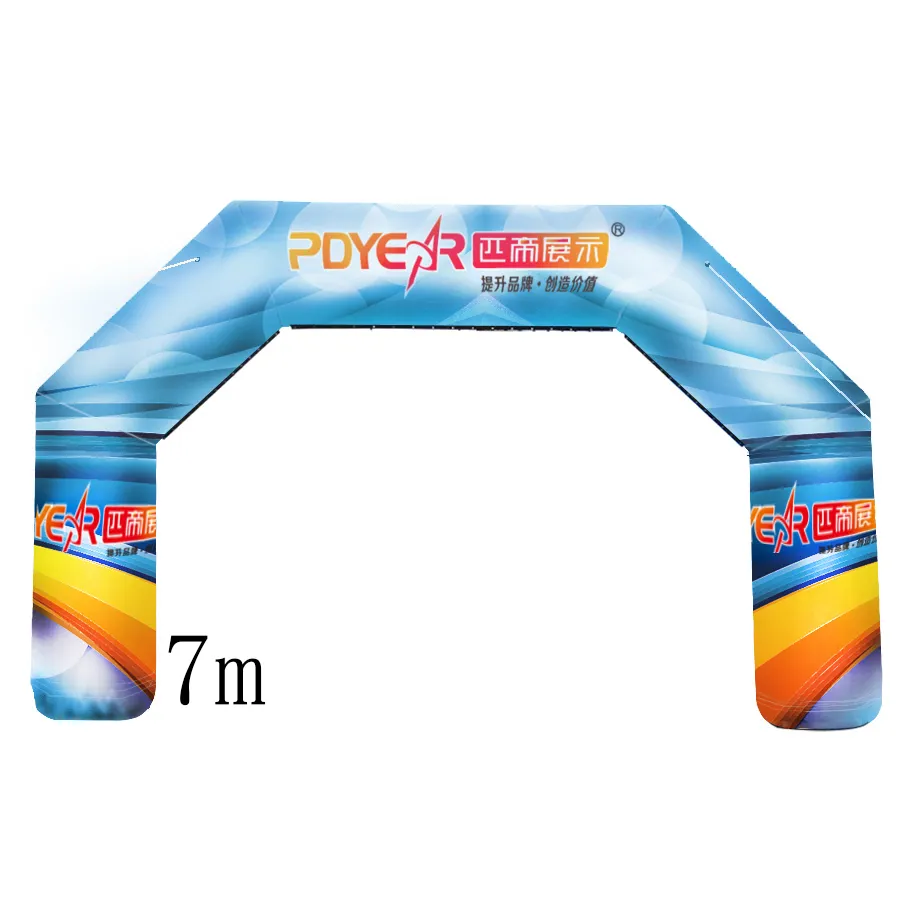 PDyear outdoor event display print rainbow waterproof start welcome finish gate race display sport air inflatable arches