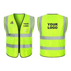 Áo khoác an toàn áo khoác áo khoác đồng phục Áo Hoodie phản quang an toàn Áo Khoác Phản quang màu đỏ cam an toàn vest với túi - Product Image 1