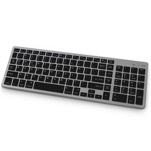 Tastiera BT Wireless ricaricabile con ricarica USB di tipo C a 104 tasti personalizzati a grandezza naturale - Product Image 1
