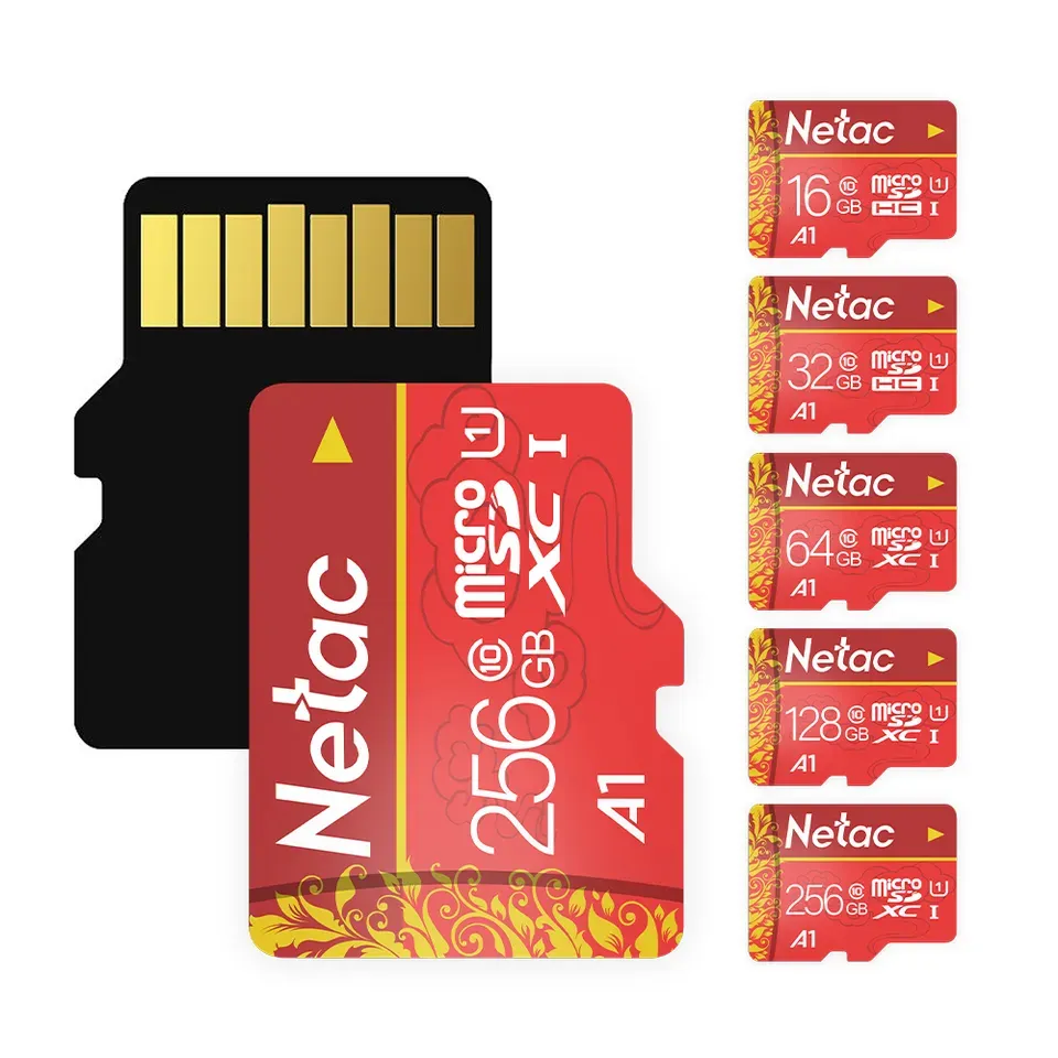 Netac Mini SD Bộ nhớ thẻ Class 10 TF thẻ Android trường hợp điện thoại gói ban đầu 2GB 4GB 8GB 16GB 32GB 64GB 128GB 256GB cho Samsung