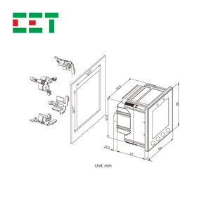 CET PMC-53A-E Multifunction <strong>Modbus</strong> Rs485 Ethernet <strong>Gateway</strong> (<strong>RTU</strong> <strong>to</strong> <strong>TCP</strong>) 4DI/2DO AMR Energy Meter - Product Image 6