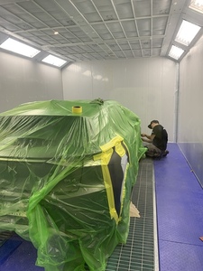 Elektro-und Diesel beheizter Spritz kabinen ofen für Auto-LKW-Bus lackierung mit Bus lackier system - Product Image 4
