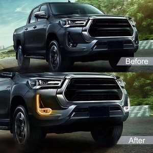 ไฟวิ่งกลางวัน LED สำหรับ Toyota Hilux Revo 2020 2021 2022 2023 DRL Revo ฝาครอบไฟตัดหมอกรถยนต์พร้อมไฟ LED - Product Image 5