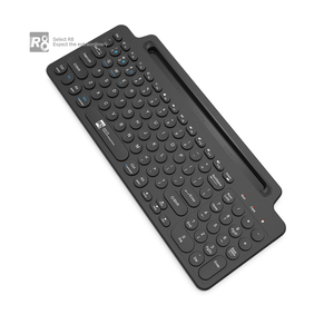 OEM personalizado 2,4G y Bluetooth Mini teclado de membrana inalámbrico con ranura para tarjeta - Product Image 3
