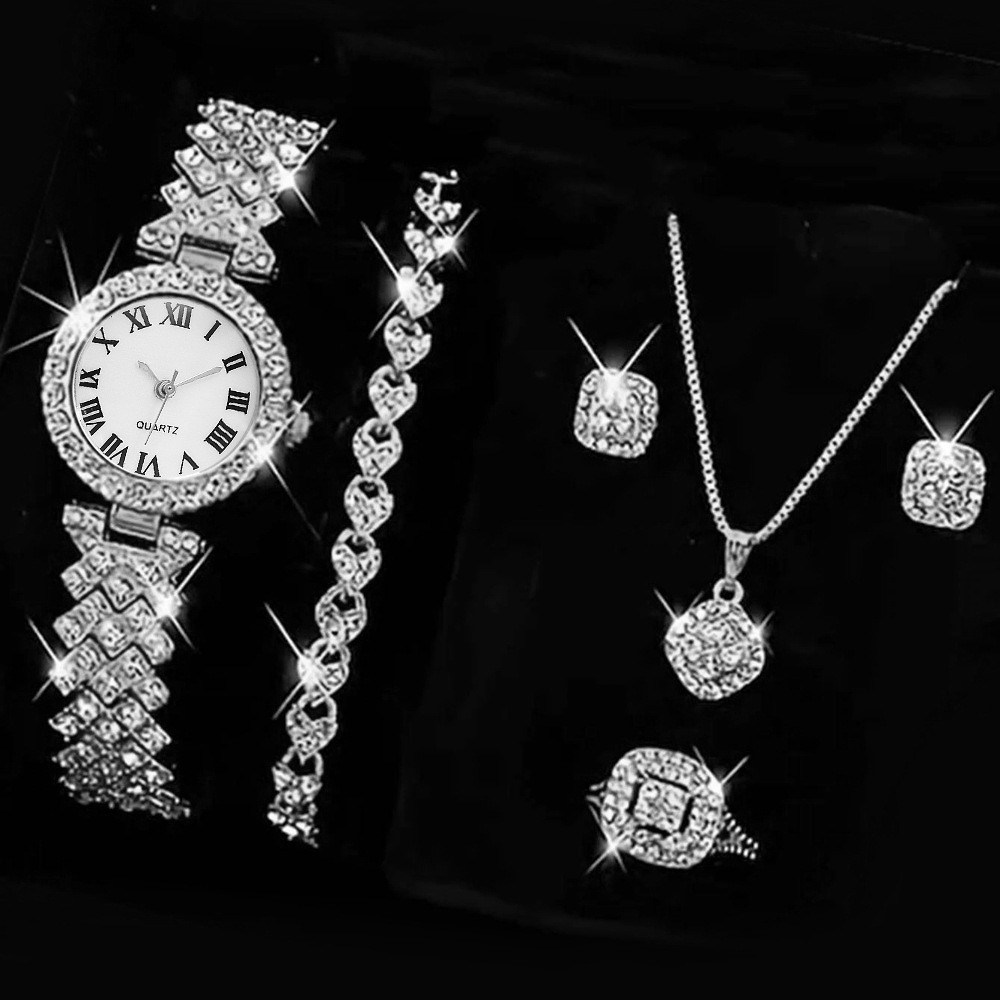 Silver A5 silver + silver three diamonds square shape (no box)