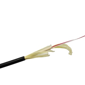 <strong>Telecom</strong> <strong>Network</strong> FTTH Indoor Outdoor Drop Cable Double jacket 2 4 6 12 24 core LSZH Sheath G652D G657A Aerial Fiber optic Cable - Product Image 1