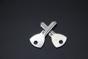 AB76 1850L giriş araç tuşları malzemeleri rahat demir kol kapı kilidi anahtarsız demir anahtar boş uygun giriş sistemi ile - Product Image 2