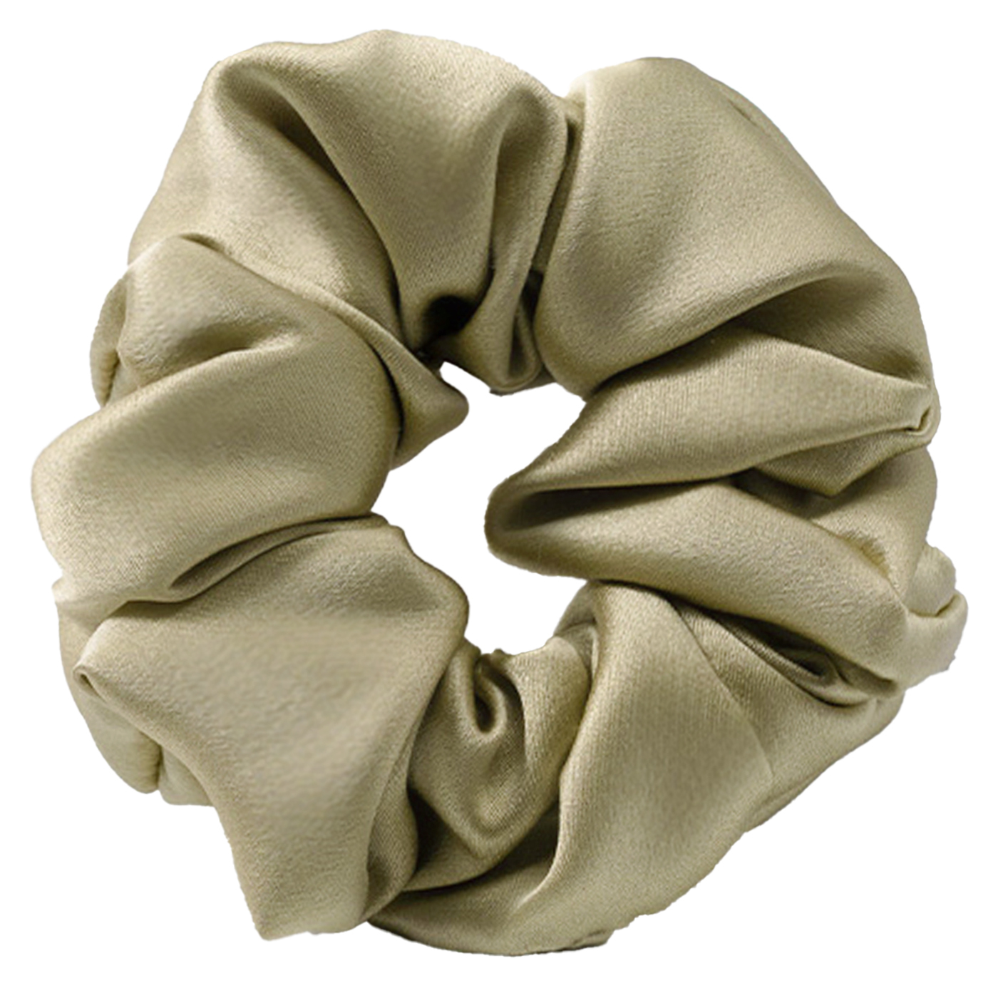 Coletero de seda verde matcha 100% GRADO 6A color liso