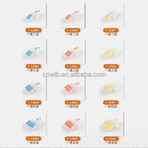 Electric <strong>Terminal</strong> <strong>Block</strong> 2 in 2 Out Quick Wire <strong>Terminal</strong> Connector for Building Decoration Wiring <strong>Push</strong> in <strong>Terminal</strong> <strong>Block</strong> Connector - Product Image 5