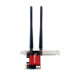PCIEネットワークカード1200MBPSデュアルバンド使用ルーターデュアルバンド (2.4 GHz / 5 GHz) 高速イーサネット黒ワイヤレスアダプター - Product Image 3