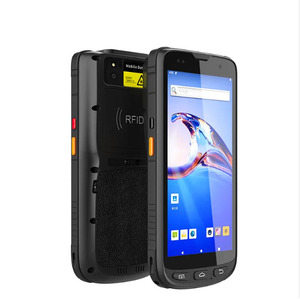 バーコードスキャナー付き2m長距離uhfrfidリーダーライターBluetoothwifi 4g Android UHF Gen 2 RFIDハンドヘルドデータターミナル - Product Image 1
