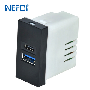 Módulo de carga rápida USB tipo C, 22,5x45mm, 20 - Product Image 6