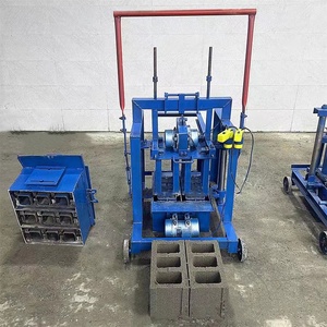 Máquina de suministro de fábrica Bloque Cara de hormigón Eléctrico o diésel Hydraform Manual Maquinaria de fabricación de ladrillos móvil - Product Image 6