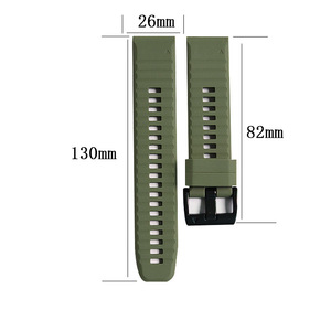 סיליקון רצועת 26mm שחרור מהיר להקת עבור <span class=keywords><strong>Garmin</strong></span> Fenix 7 6X GPS/6X פרו Fenix 5/5 בתוספת quatix5 להקת שעון