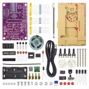 DIY FM радиоэлектронный комплект с регулируемой частотой цифровой дисплей DIY паяльный практический припой RDA5807S - Product Image 3