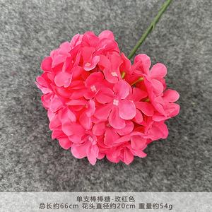 פרחים מלאכותיים סין סין ירוק סגול hydrangea שולחן חתונה אביזרים
