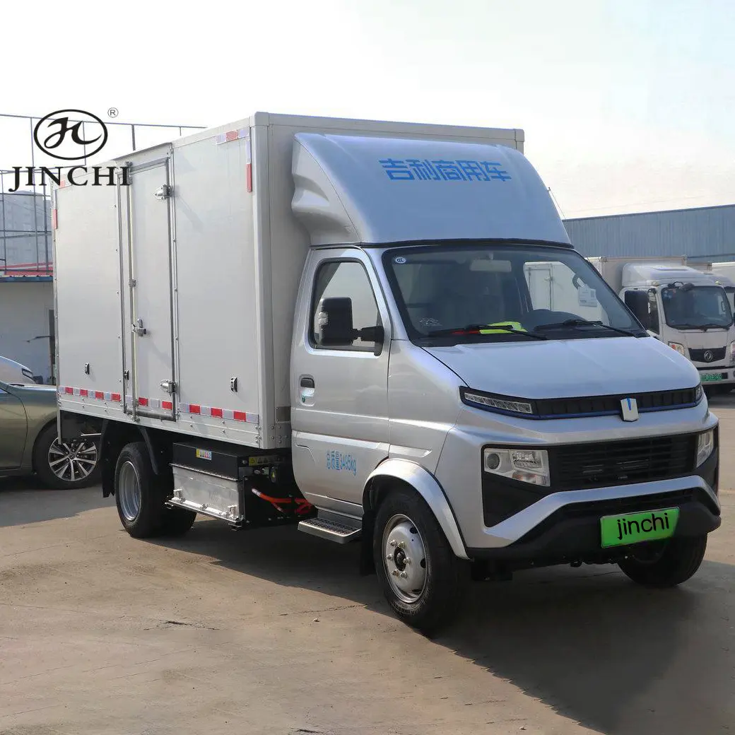 Nouvelle énergie Véhicules Geely électrique Transport truck van 1.5 Tonnes Camion à plateau 55,7 kWh NEDC 250km avec batterie CATL